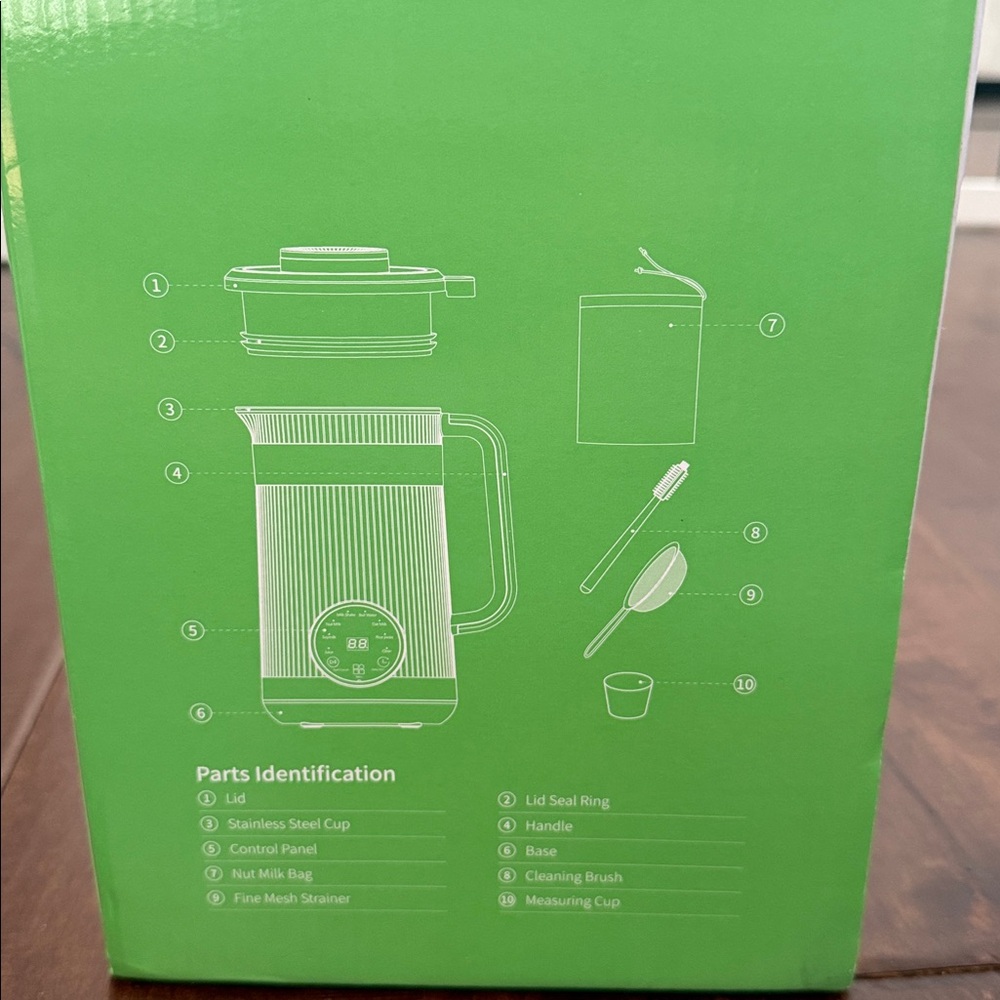 Kidisle 8-in-1 Nut Milk Maker Blender 32oz Cream NIB - Picture 10 of 11